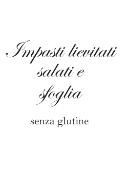 Ricette Senza Glutine - Associazione Italiana Celiachia Emilia