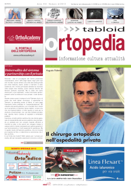 Tabloid di Ortopedia 4-2013