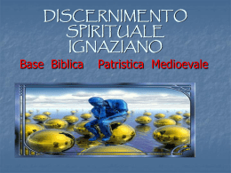 DISCERNIMENTO SPIRITUALE IGNAZIANO