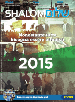Scarica l`intero numero di Shalom in formato pdf