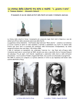 La statua della Libertà tra mito e realtà articolo Almanacco Gallurese