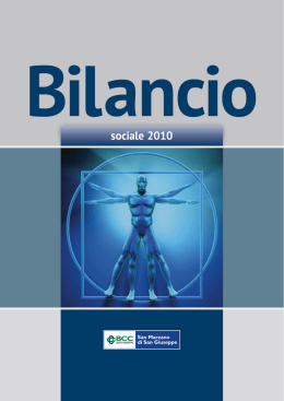 Bilancio Sociale 2010 - Banca di Credito Cooperativo di San
