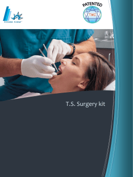 T.S. Surgery kit - Pressing Dental Srl