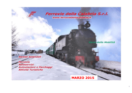 MARZO 2015 - Ferrovie della Calabria Srl