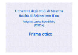 Prisma Ottico - Università degli Studi di Messina