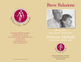 Breve Relazione - International Myeloma Foundation
