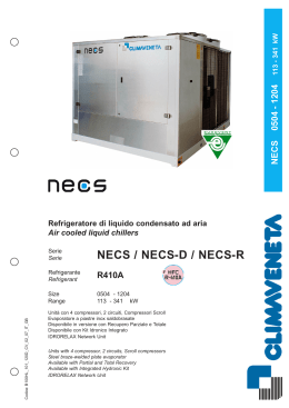 NECS / NECS-D / NECS-R R410A
