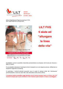 Progetto LILT FVG