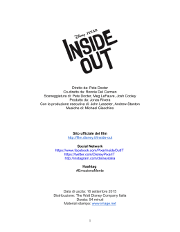 Scarica il pressbook completo di Inside Out