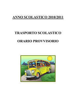 ANNO SCOLASTICO 2010/2011 - Comune di Casciana Terme