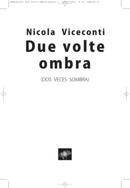 Due volte ombra - Nicola Viceconti