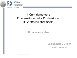 slides_corso COGE_IX giornata_MERISIO_BusinessPlan