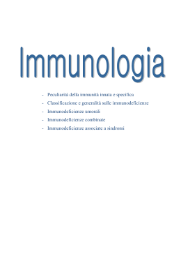 7. Immunologia - Unità Operativa Complessa di Genetica e