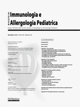 Suppl RIAP Diagnostica allergologica su IgE in vitro
