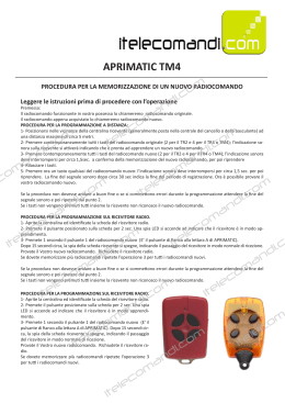 aprimatic tm4 - itelecomandi