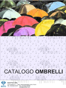 CATALOGO OMBRELLI