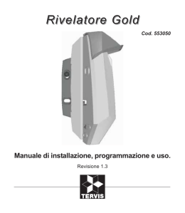 Manuale Tecnico GOLD rev.1.3