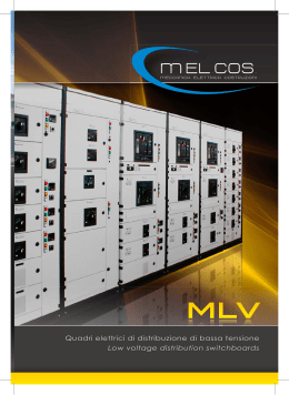 Low voltage distribution switchboards Quadri elettrici di