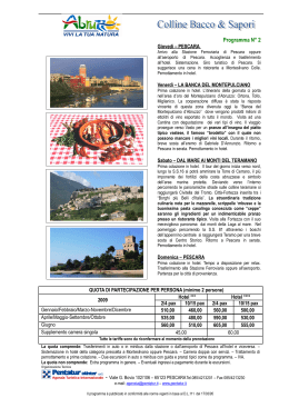 Programma N° 2 - Abruzzo Promozione Turismo