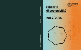 2014 / 2015 rapporto di sostenibilità