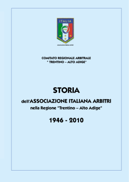 Storia dell`AIA nel Trentino-Alto Adige
