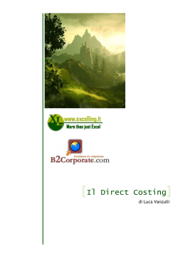 Il Direct Costing evoluto