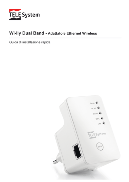 Manuale Wi-lly Dual Band Guida di installazione cod.