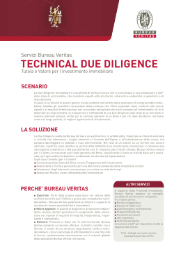 TECHNICAL DUE DILIGENCE