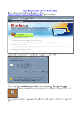 Mozilla Firefox come installare