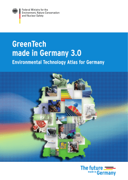 GreenTech made in Germany 3.0 - Environmental