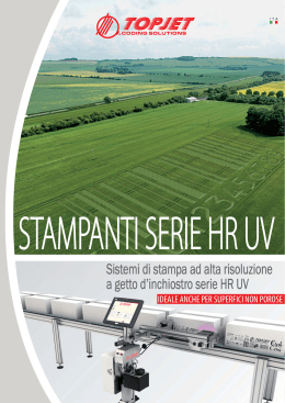 Brochure delle Stampanti serie HR UV