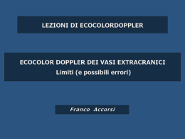 Ecocolor Doppler Dei Vasi Extracranici: Limiti e Possibili Errori