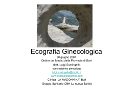 Ecografia Ginecologica - Ordine dei Medici Chirurghi ed Odontoiatri