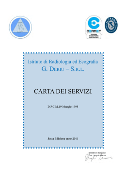 G. DERIU – S.R.L. CARTA DEI SERVIZI - Istituto G. Deriu Srl-Home