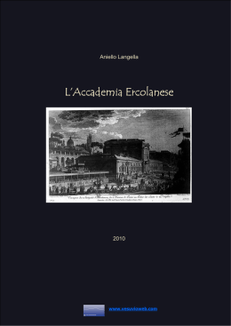 L`Accademia Ercolanese – Ercolano 1709 – 2009 – vesuvioweb