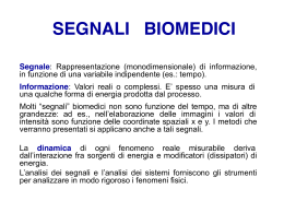 Segnali Biomedici 1