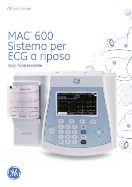 MAC® 600 Sistema per ECG a riposo