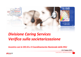 Divisione Caring Services Verifica sulla