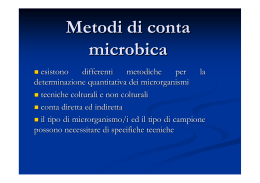 Metodi di conta microbica