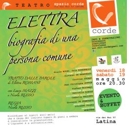 ELETTRA ELETTRA - LatinaEventi.it