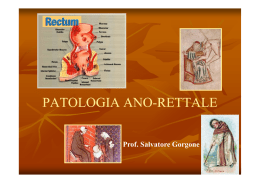 Patologia anale - Università degli Studi di Messina