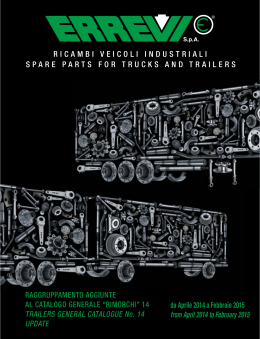 ricambi veicoli industriali spare parts for trucks and