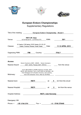 European Enduro Championships Supplementary