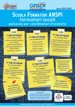formatori locali - Anspi Emilia Romagna
