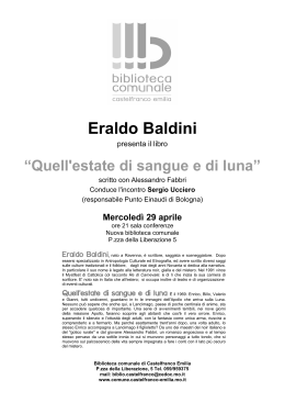 Eraldo Baldini - Comune di Castelfranco Emilia
