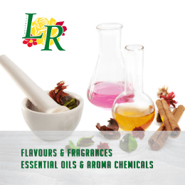 flavours & fragrances essential oils & aroma chemicals