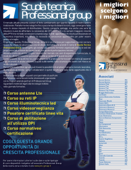 Campagna stampa - Professional Group, Specialisti in Elettronica