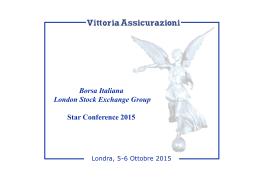 Borsa Italiana London Stock Exchange Group Star Conference 2015