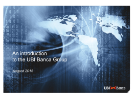 The UBI Banca Group