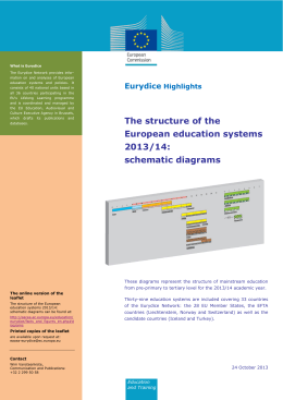 The structure of the European education systems 2013/14